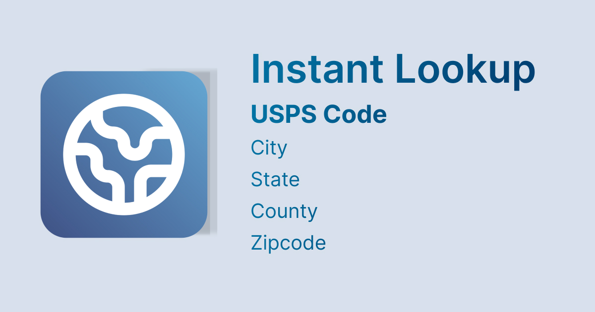 USPS states counties and zip codes instant lookup tool | Address Extractor